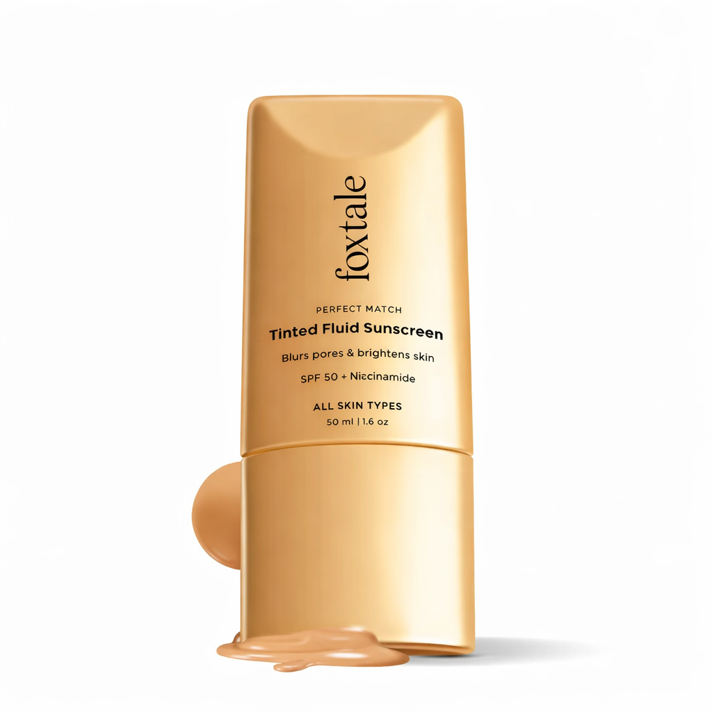 SPF 50 Tinted Fluid Sunscreen with Niacinamide (50ml)